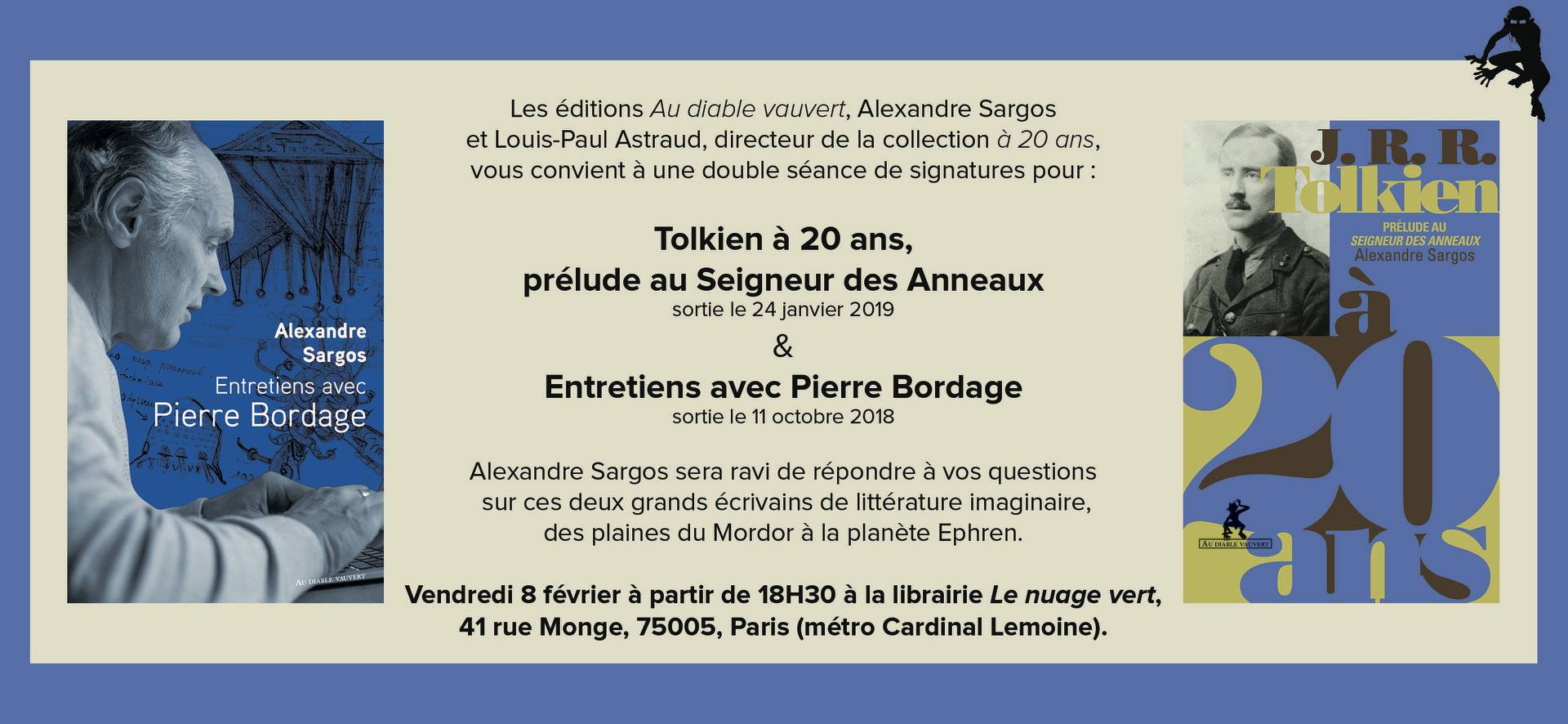 Photo de Tolkien à 20 ans, prélude au Seigneur des anneaux & Entretien avec Pierre Bordage